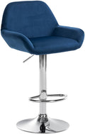 Bar stool Braga velvet