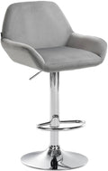 Bar stool Braga velvet