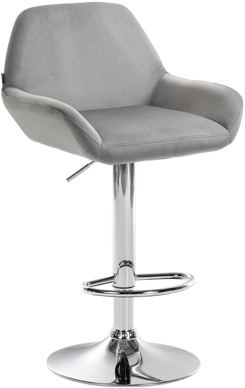 Bar stool Braga velvet
