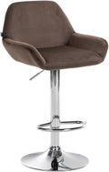 Bar stool Braga velvet