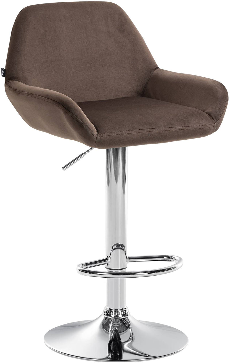 Bar stool Braga velvet