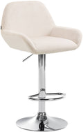 Bar stool Braga velvet