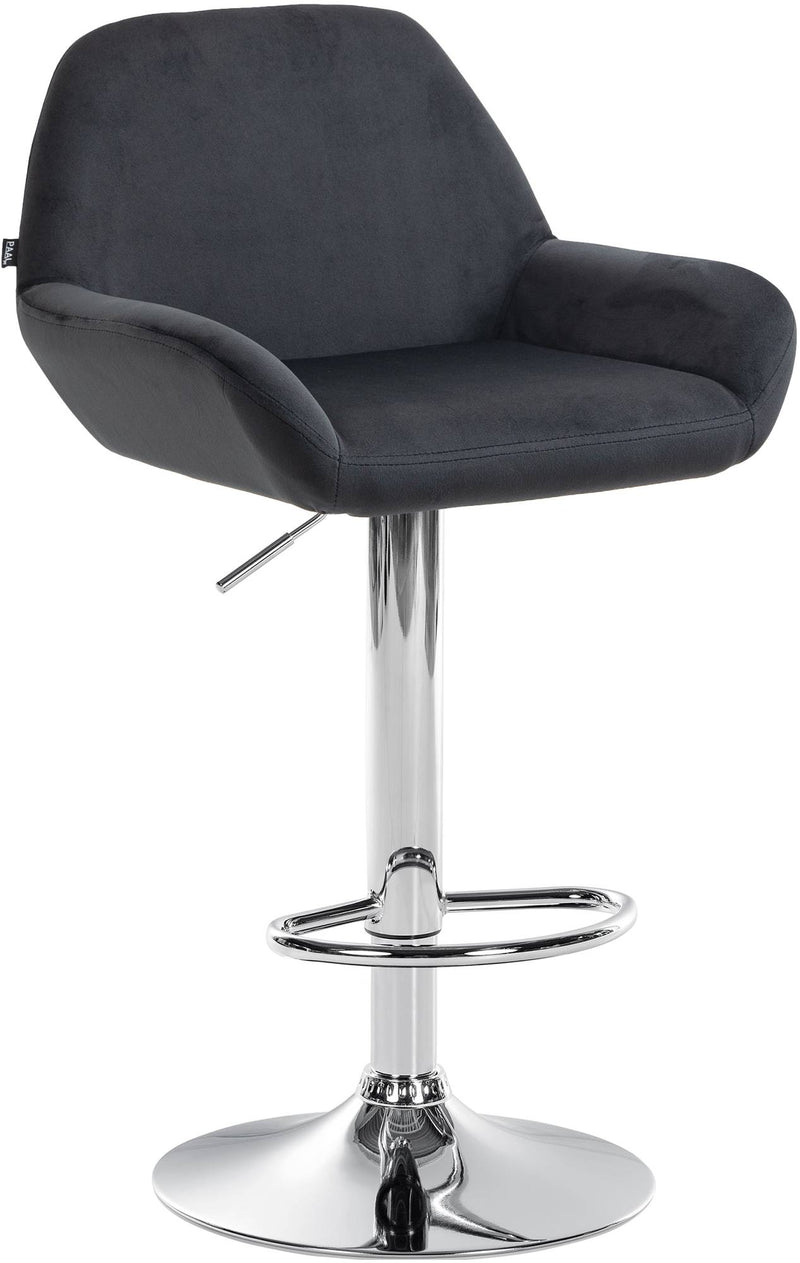 Bar stool Braga velvet