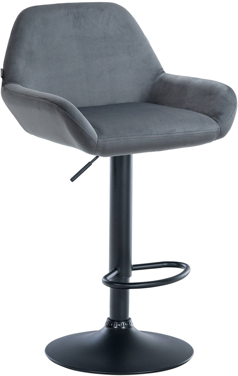 Bar stool Braga velvet
