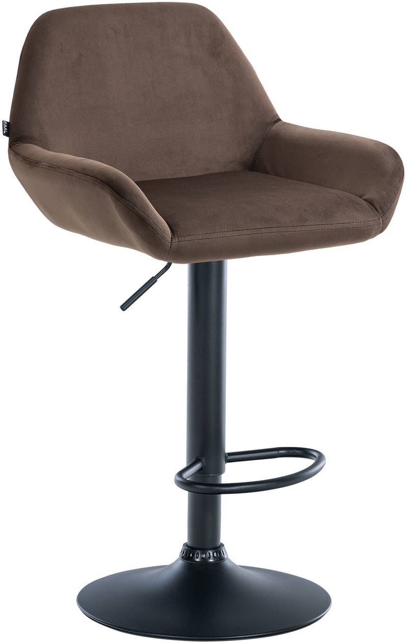 Bar stool Braga velvet