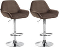 Set of 2 bar stools Braga velvet