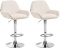 Set of 2 bar stools Braga velvet