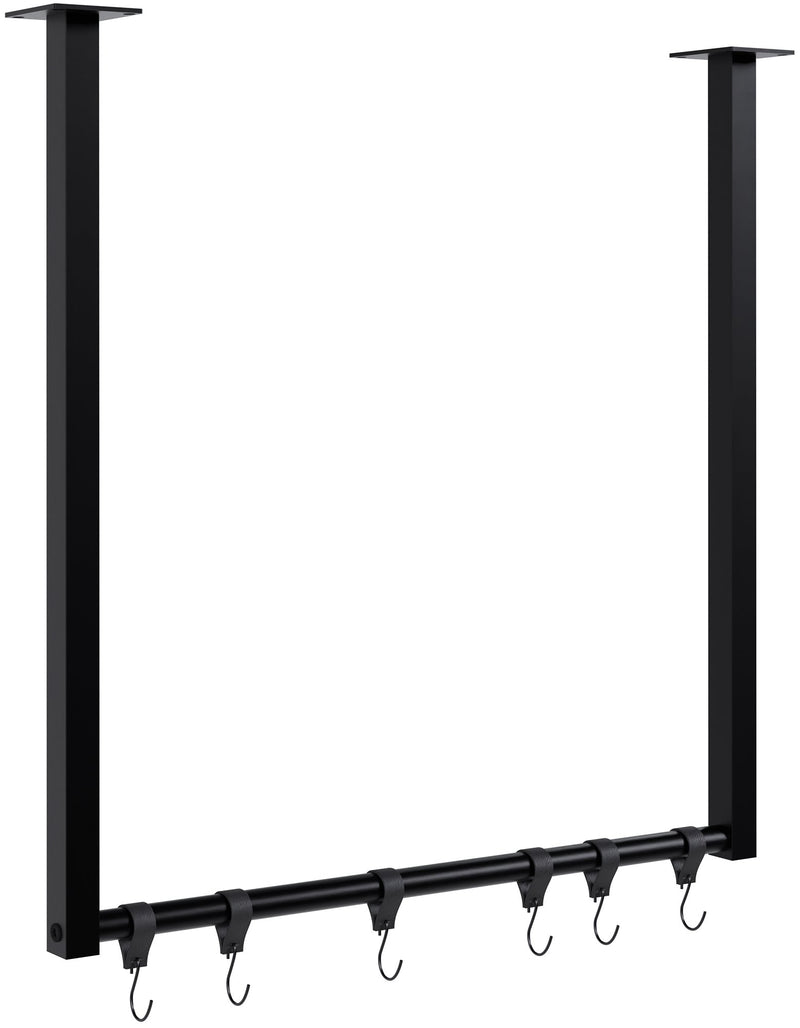 Fenton clothes rail with 6 coat hooks