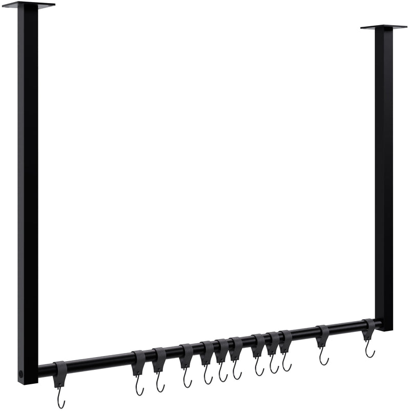 Fenton clothes rail with 12 coat hooks