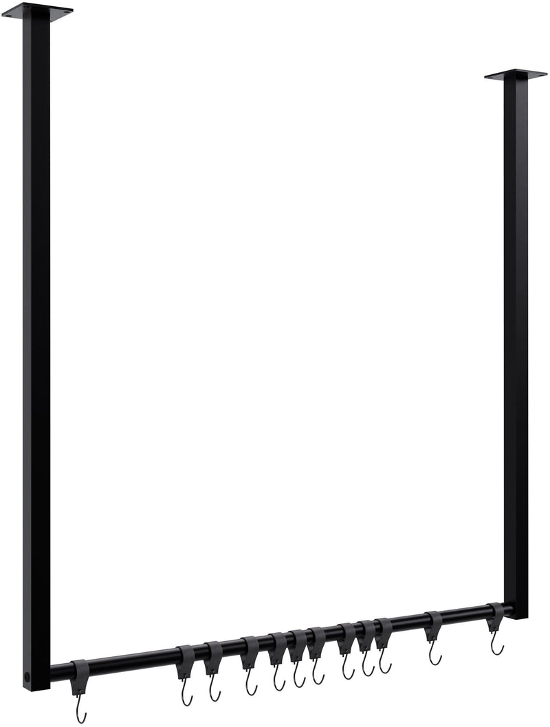 Fenton clothes rail with 12 coat hooks