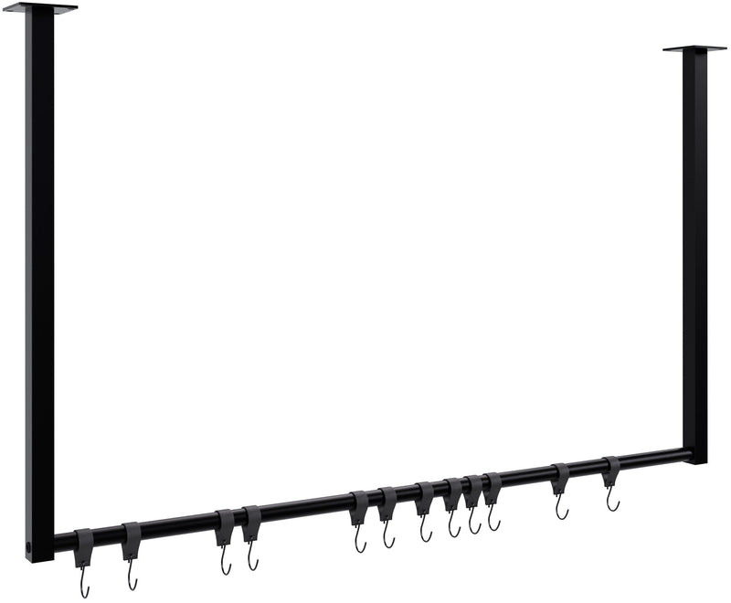 Fenton clothes rail with 12 coat hooks