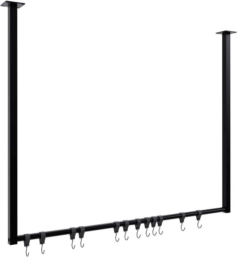 Fenton clothes rail with 12 coat hooks