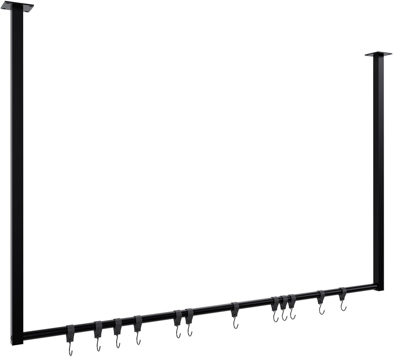 Fenton clothes rail with 12 coat hooks