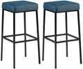 2er Set Barhocker Montreal Stoffbezug