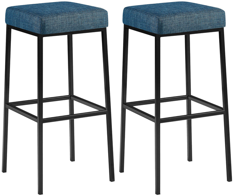 2er Set Barhocker Montreal Stoffbezug