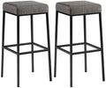 2er Set Barhocker Montreal Stoffbezug