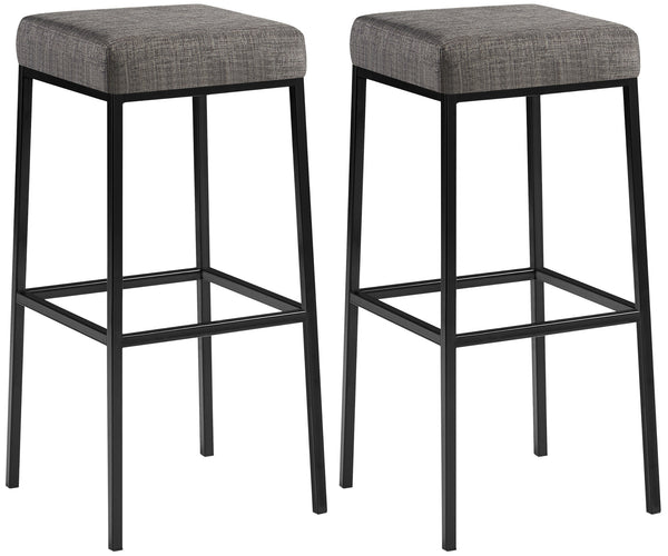 Set van 2 barkrukken Montreal stoffen bekleding