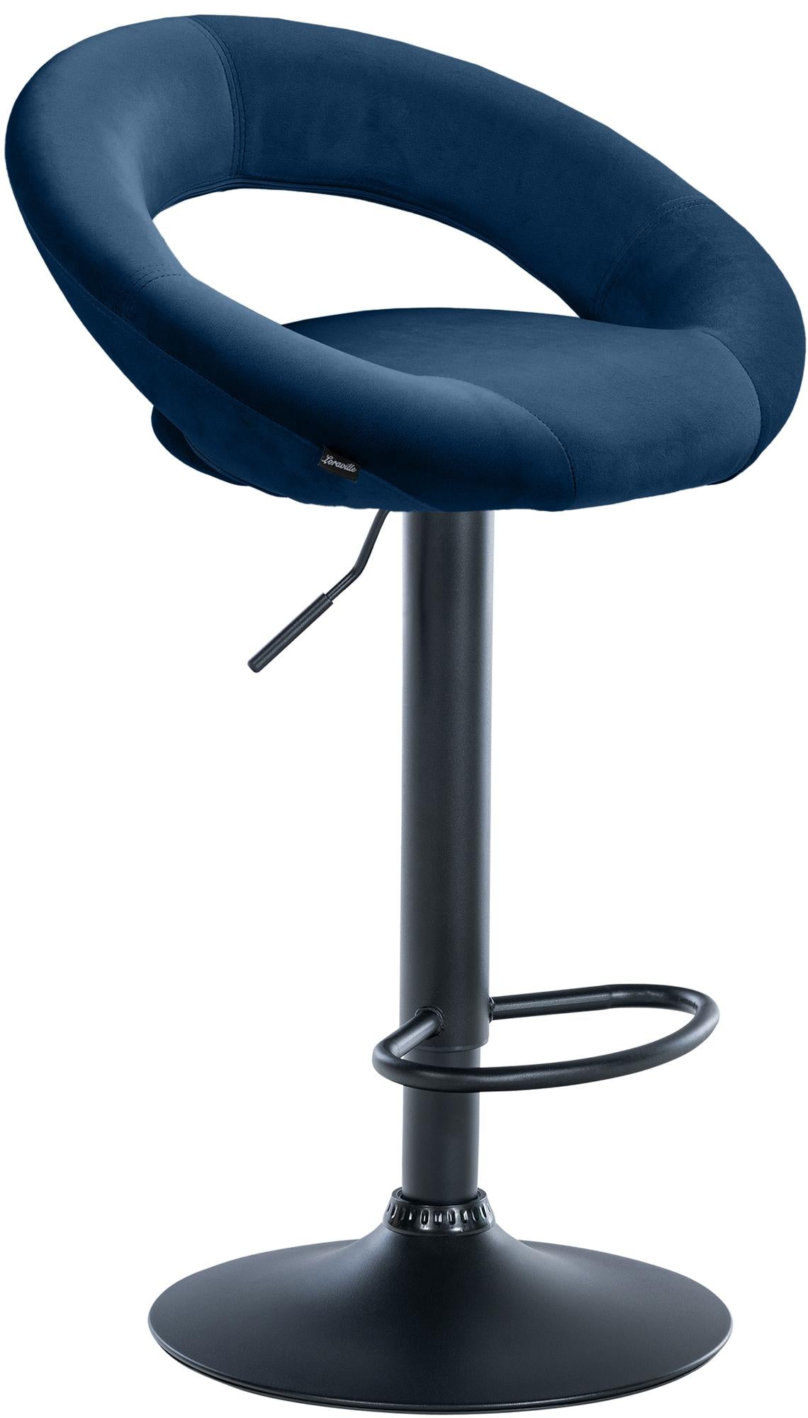 Olinda Velvet Bar Stool