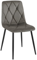Clairton dining chair velvet cover