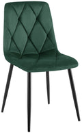 Clairton dining chair velvet cover