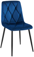 Clairton dining chair velvet cover