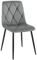 Clairton dining chair velvet cover