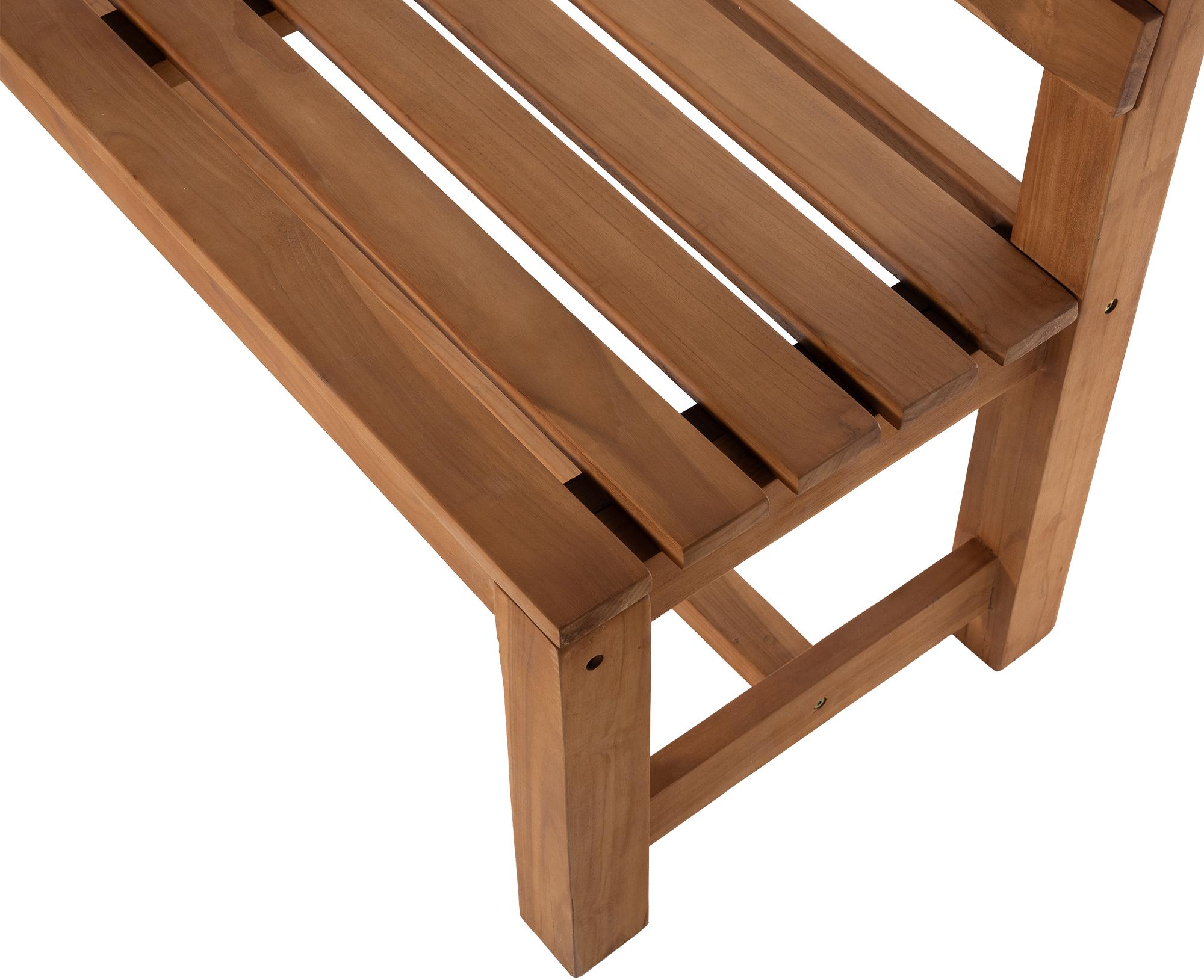 Teak bench Augusta