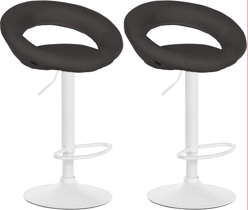 Set van 2 barkrukken Olinda stof