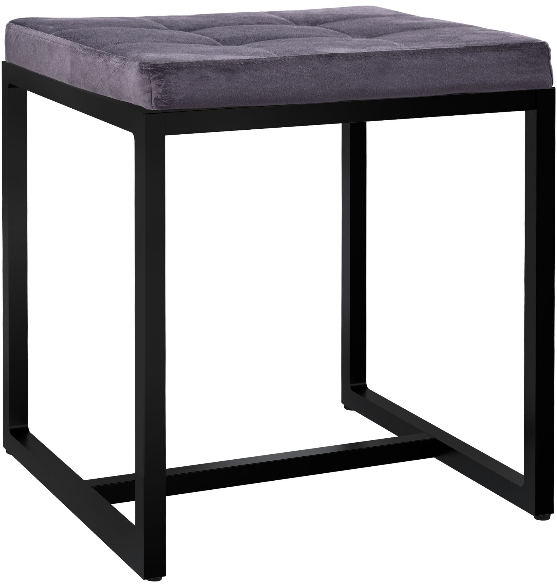 Barci stool with black frame