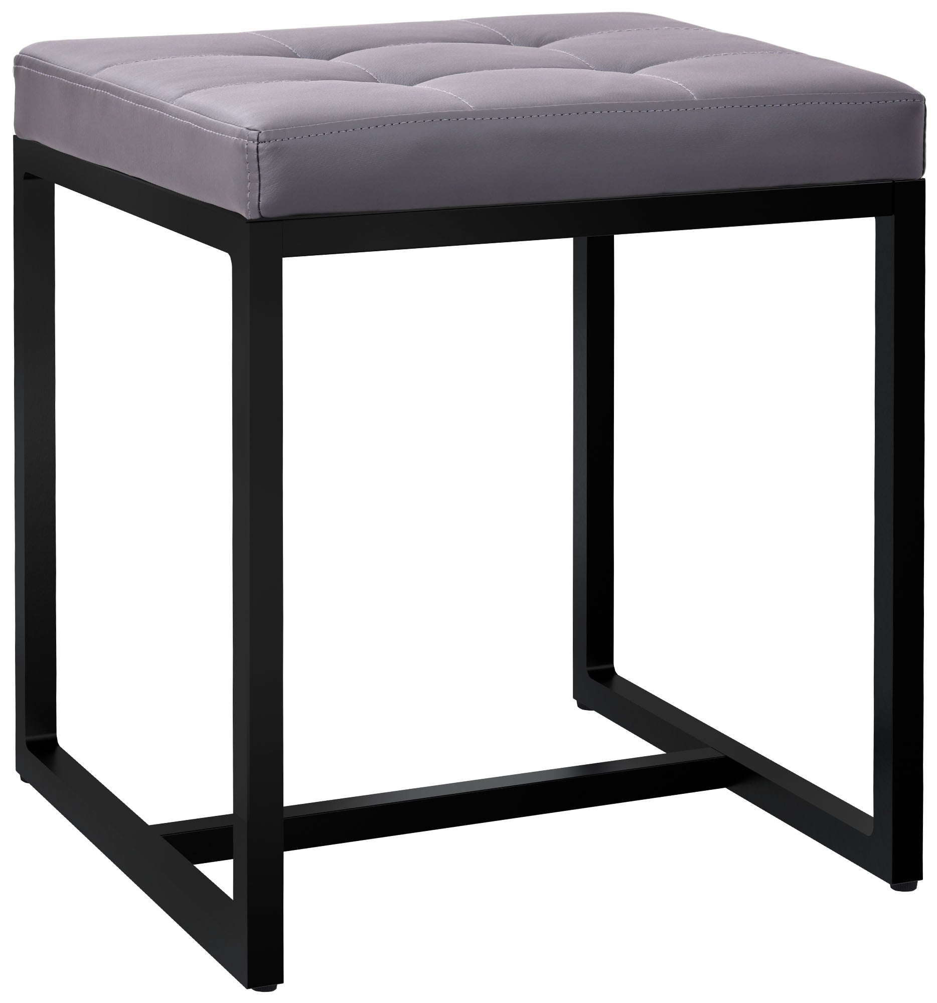 Barci stool with black frame
