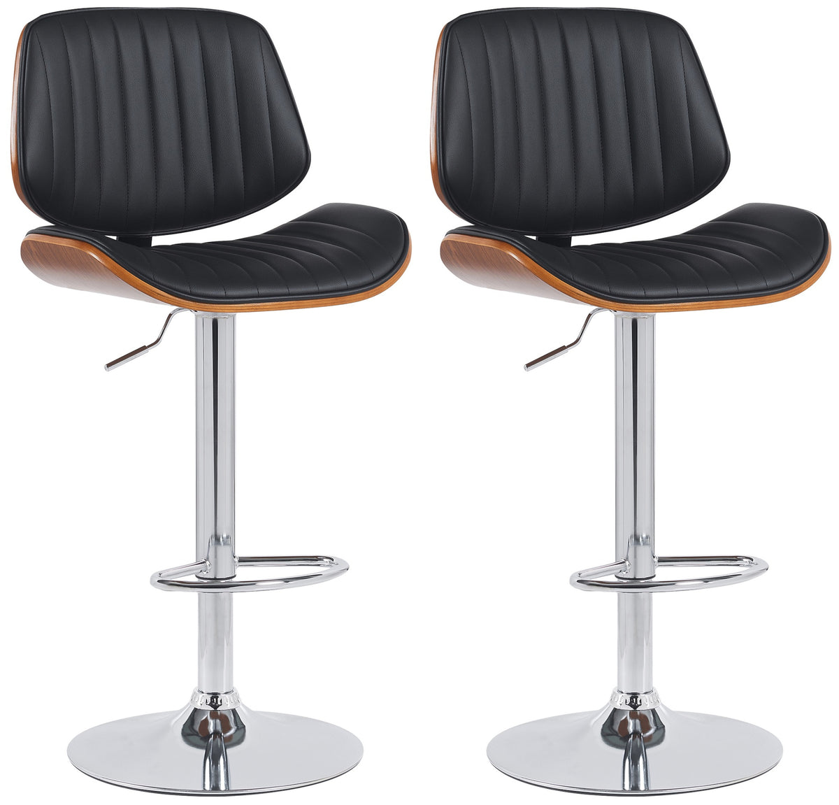 2er Set Barhocker Clawson Kunstleder