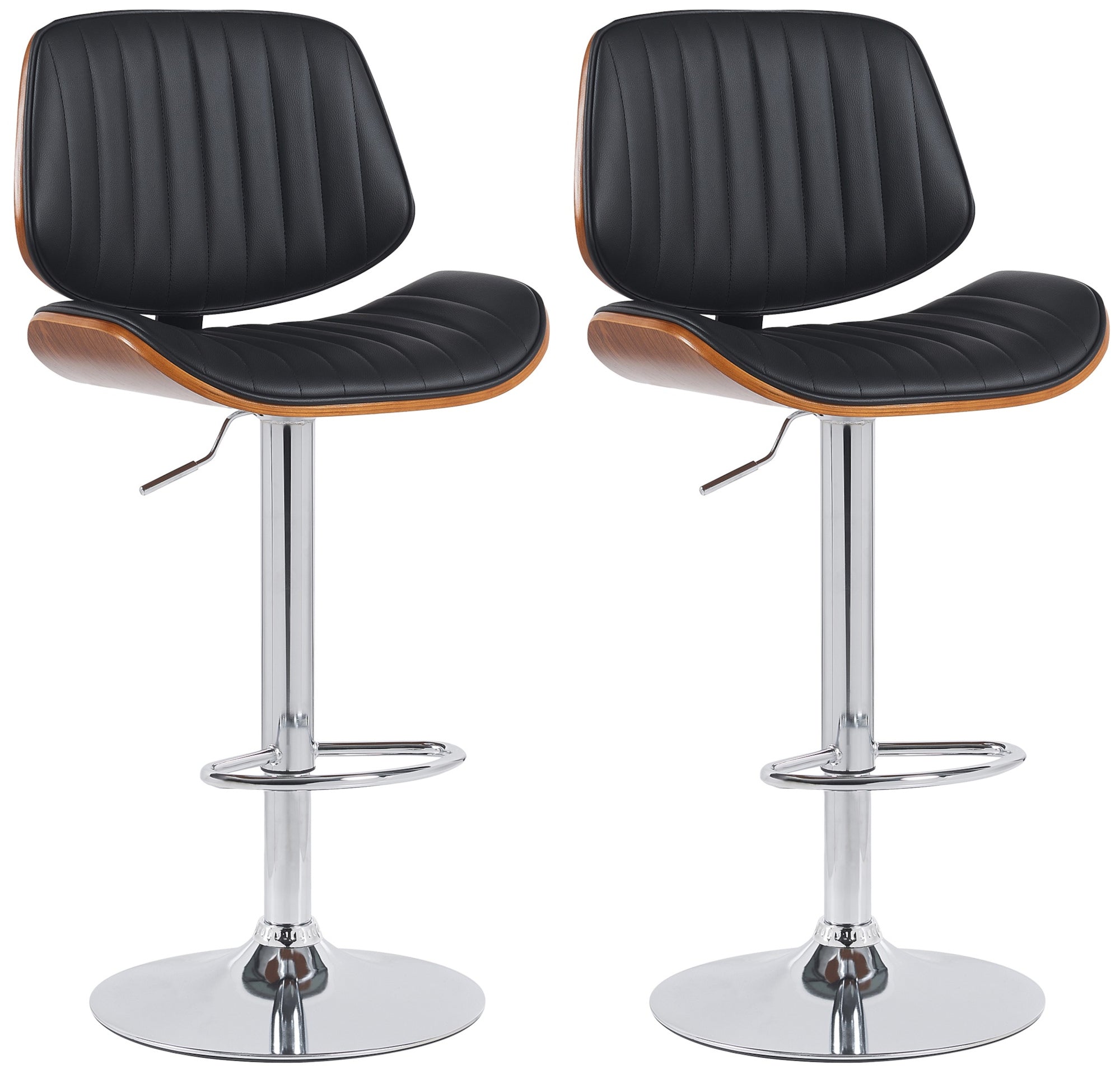 2er Set Barhocker Clawson Kunstleder