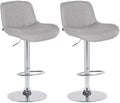 2er Set Barhocker Solon Chrom