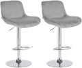 2er Set Barhocker Solon Chrom