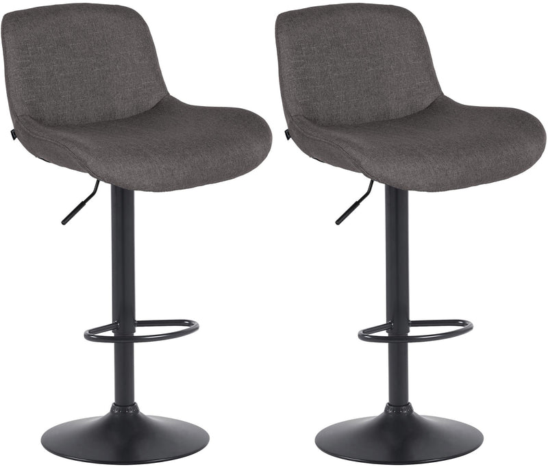 2er Set Barhocker Solon Schwarz