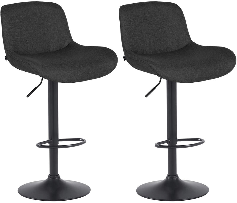 2er Set Barhocker Solon Schwarz