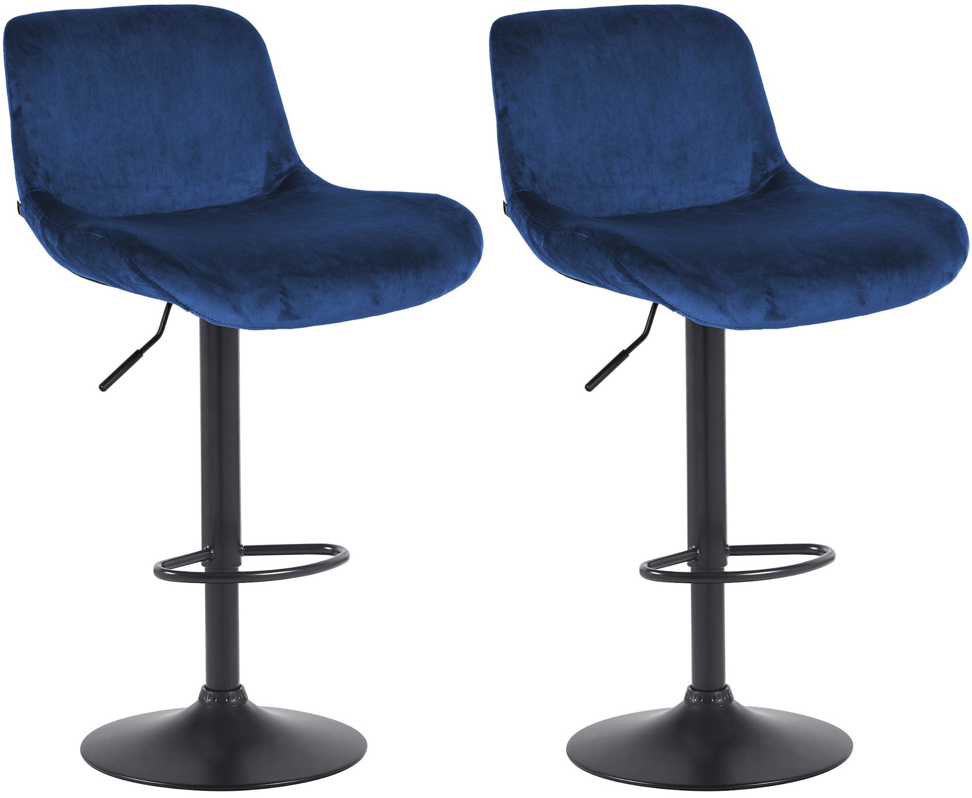 2er Set Barhocker Solon Schwarz