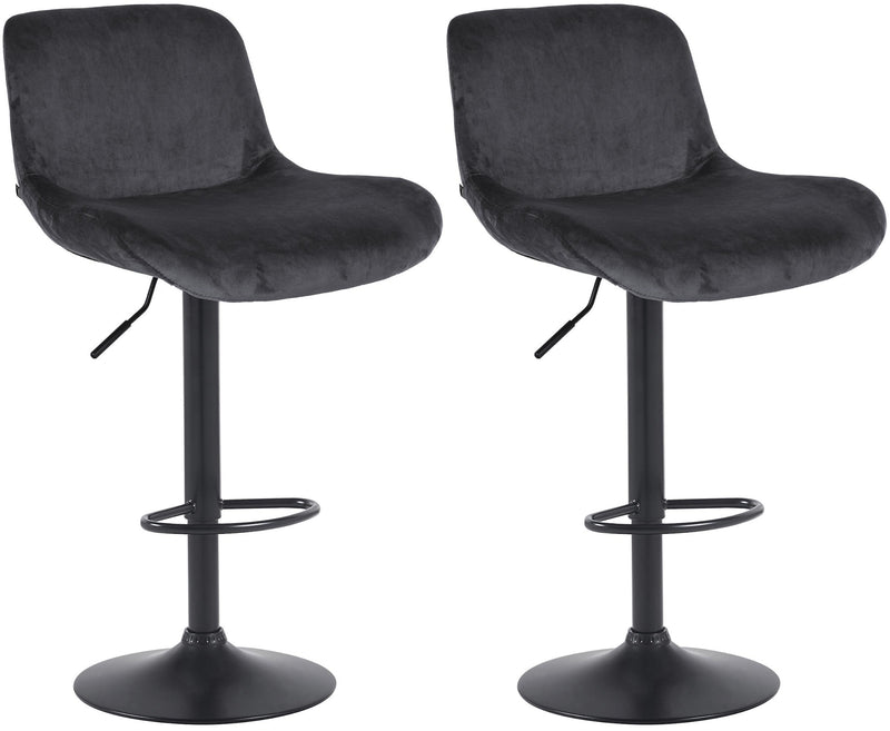 2er Set Barhocker Solon Schwarz