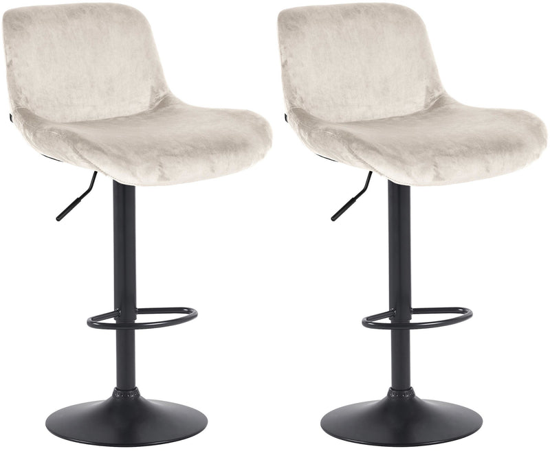 2er Set Barhocker Solon Schwarz
