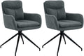 2er Set Esszimmerstuhl Somers Stoff