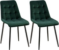 2er Set Esszimmerstuhl Gifford Samtbezug