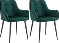2er Set Esszimmerstuhl Ferndale Samt
