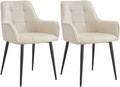 2er Set Esszimmerstuhl Ferndale Samt