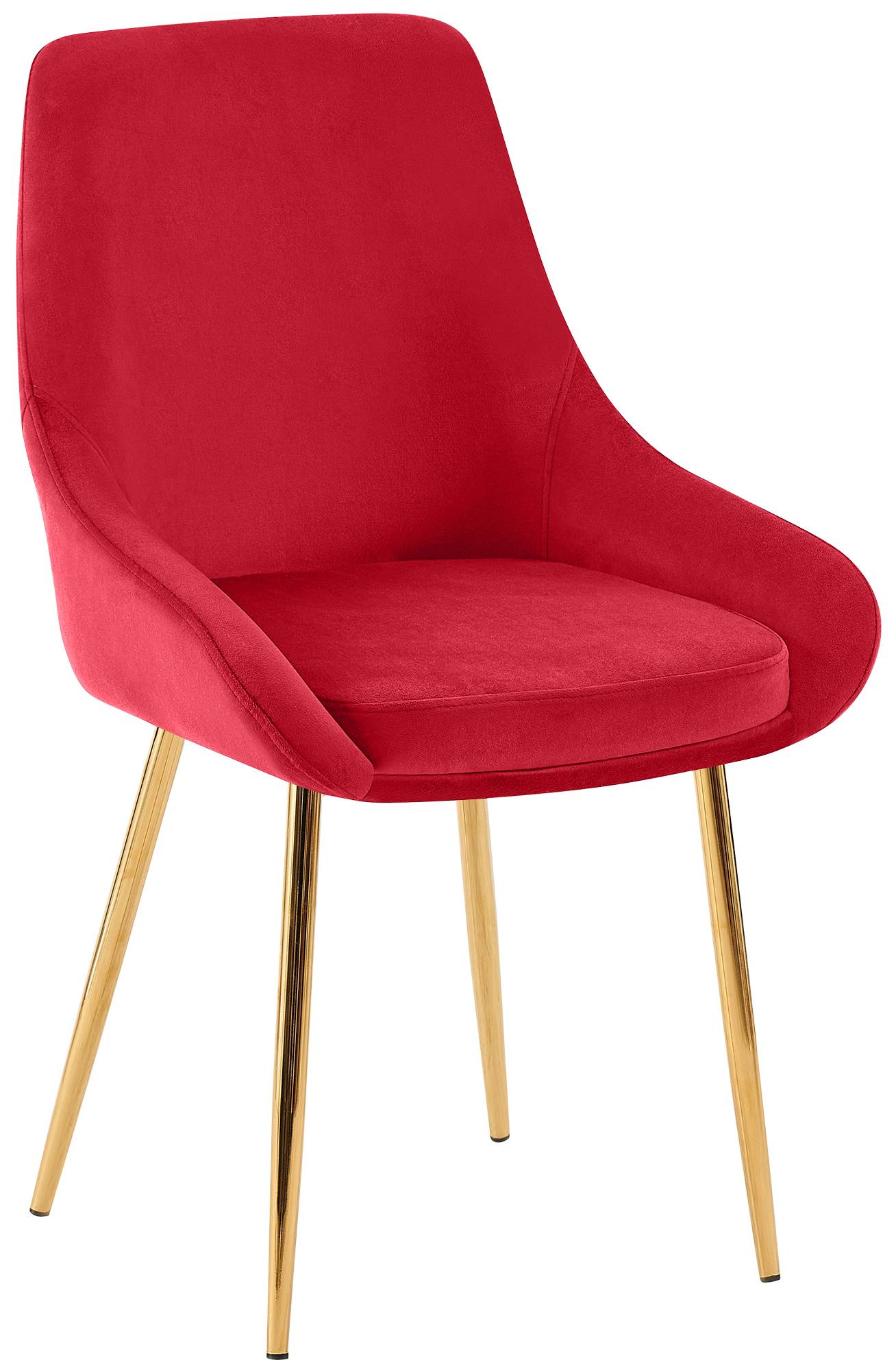 Elmira velvet dining chair