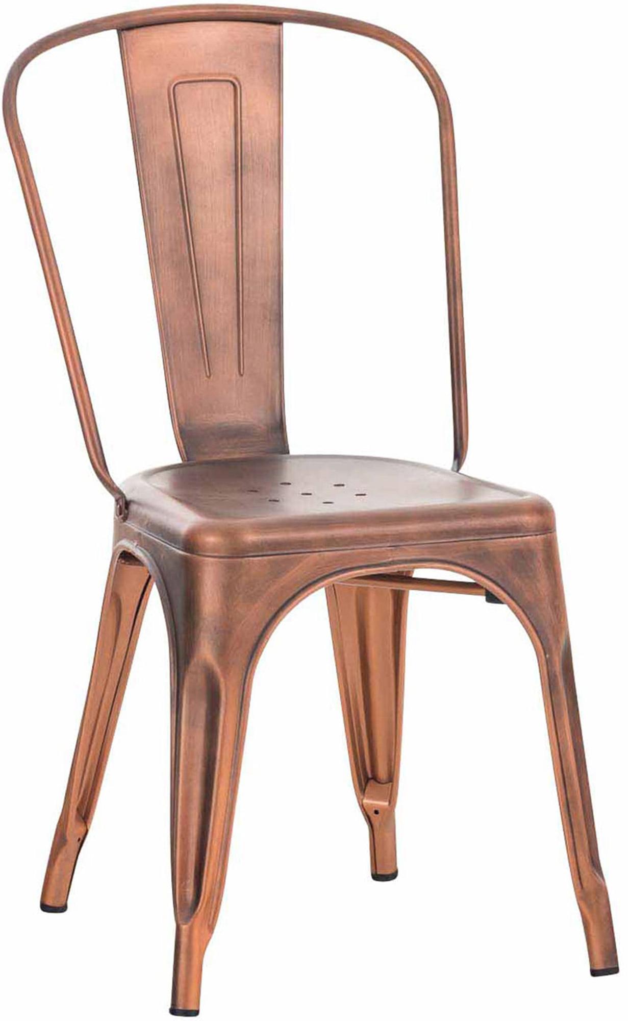 Stapelbare metalen stoel Benedikt