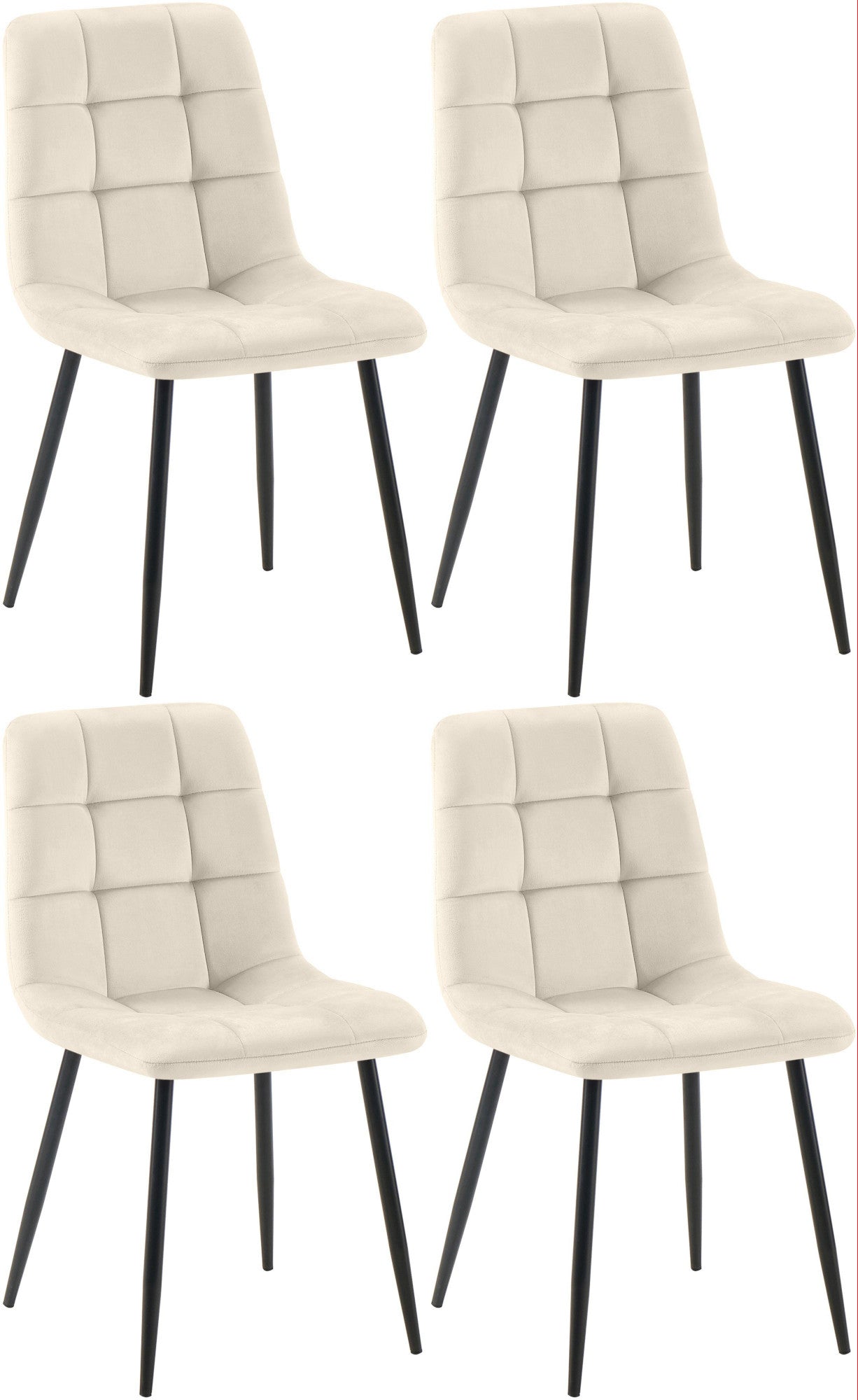 Set of 4 dining chairs Antibes