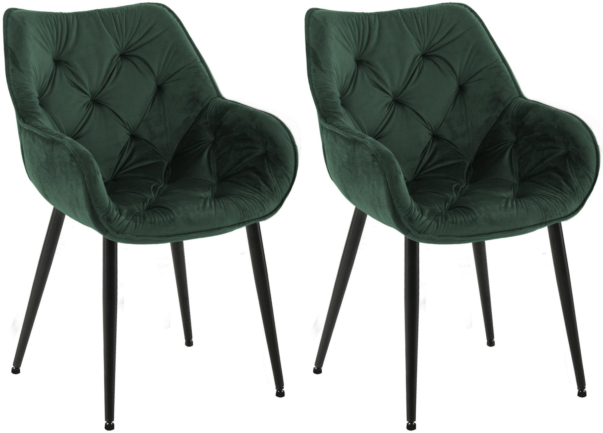Set of 2 chairs Tanna velvet