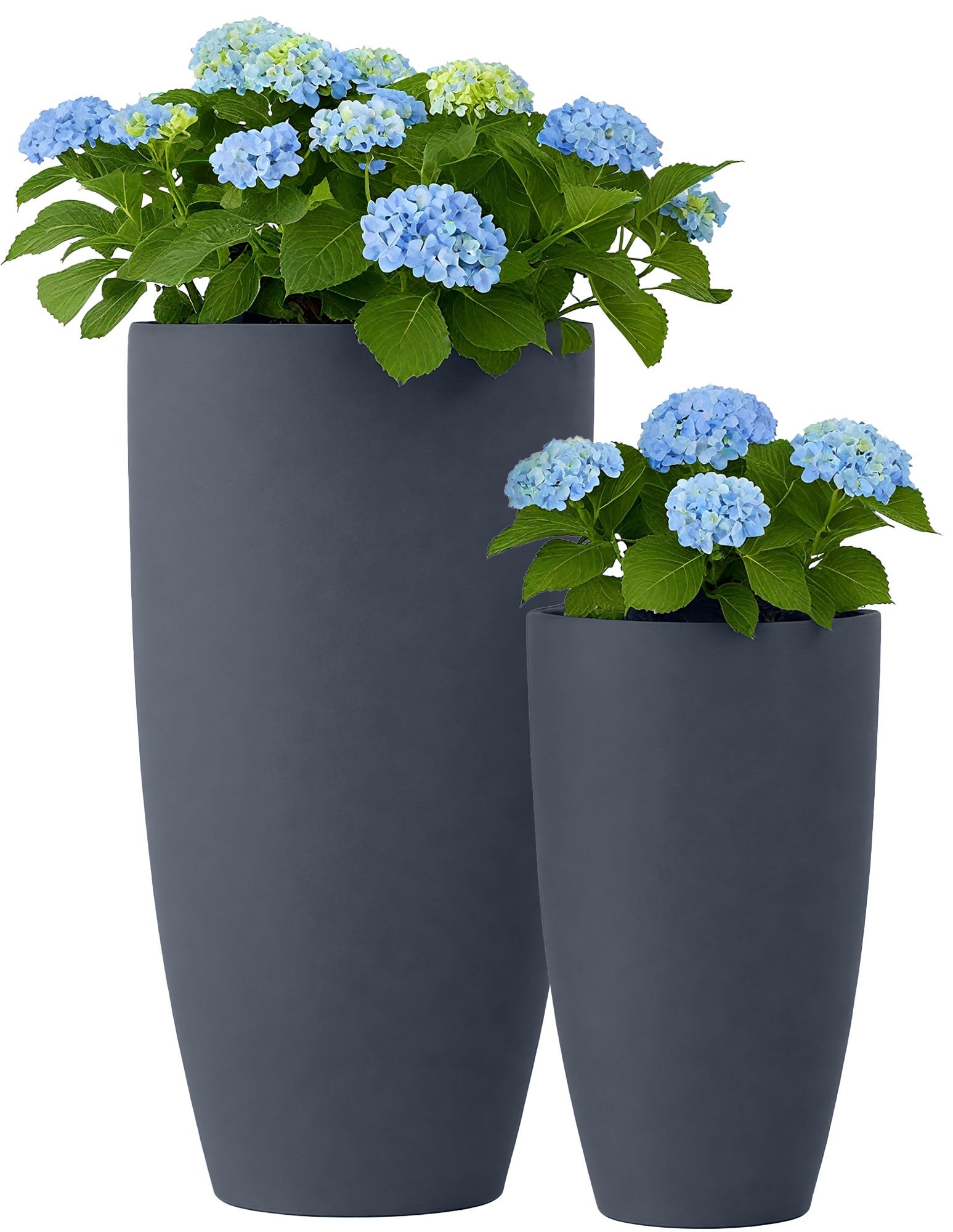 Set of 2 round plant pots 1