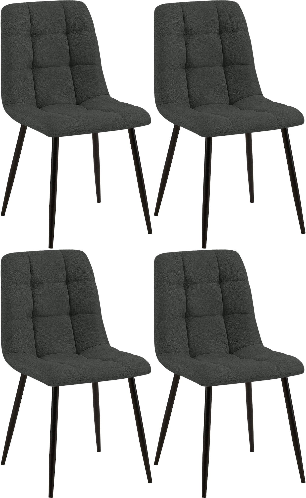 Set of 4 Tilde dining chairs