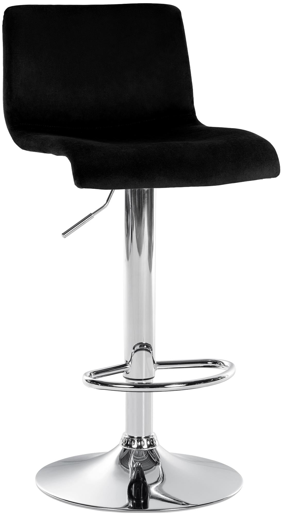 Hover velvet bar stool